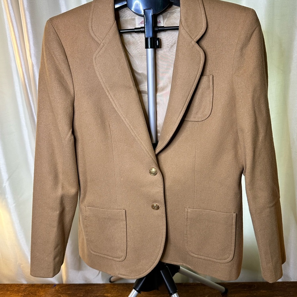 Alison Roberts US MADE 80’s 100% Wool Fully Lined Women Blazer‎ S/M See Specs